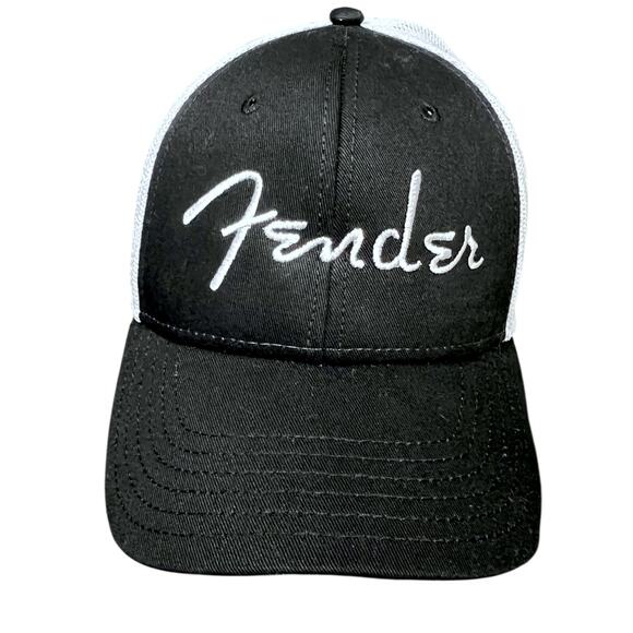 Fender Guitars Black and White Otto Trucker Hat - Small/Medium - Picture 1 of 6